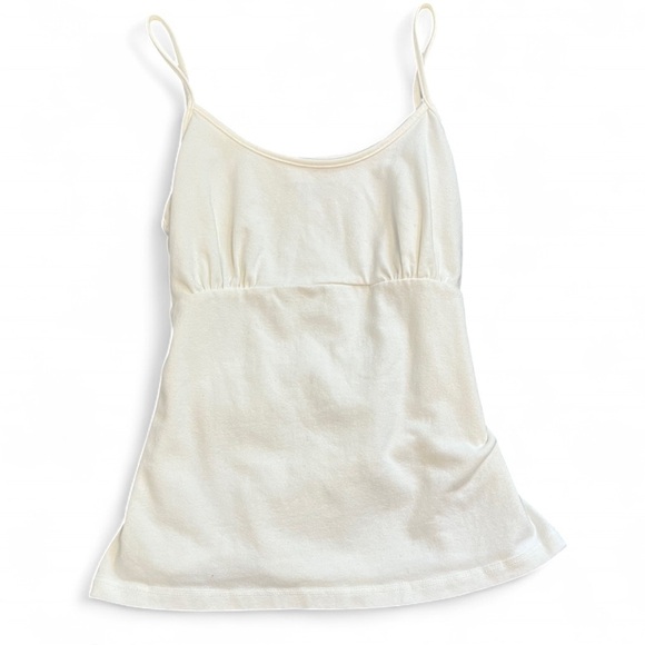 Brandy Melville white tank top with tie back detail one size small XS - Picture 3 of 9